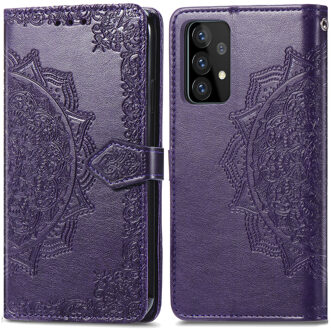 Imoshion Mandala Booktype Samsung Galaxy A52 hoesje - Paars