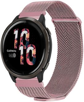 Imoshion Milanees magnetisch bandje - Universeel 22 mm aansluiting - Maat M - Roze - Medium