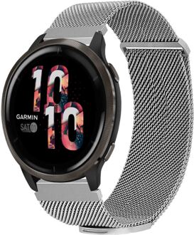 Imoshion Milanees magnetisch bandje - Universeel 22 mm aansluiting - Maat M - Zilver - Medium