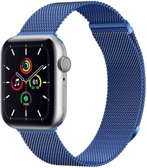 Imoshion Milanees magnetisch bandje voor de Apple Watch | 38/40/41/42 mm - Maat M - Blauw - 42 mm