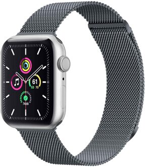 Imoshion Milanees magnetisch bandje voor de Apple Watch | 38/40/41/42 mm - Maat M - Donkergrijs - 42 mm