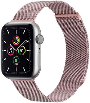 Imoshion Milanees magnetisch bandje voor de Apple Watch | 38/40/41/42 mm - Maat M - Roze - 42 mm