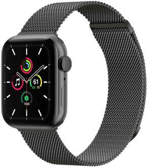 Imoshion Milanees magnetisch bandje voor de Apple Watch | 38/40/41/42 mm - Maat M - Space Grey Grijs - 42 mm