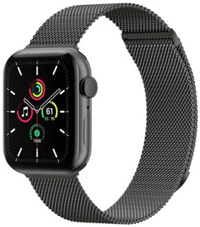 Imoshion Milanees magnetisch bandje voor de Apple Watch | 38/40/41/42 mm - Maat S - Space Grey Grijs - 42 mm