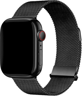 Imoshion Milanees magnetisch bandje voor de Apple Watch | 38/40/41/42 mm - Zwart - 42 mm