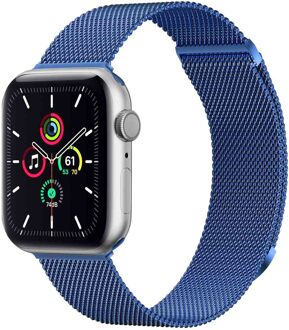 Imoshion Milanees magnetisch bandje voor de Apple Watch Series 1 - 11 / SE / Ultra (44/45/46/49 mm) - Maat M - Blauw - 49 mm