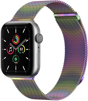 Imoshion Milanees magnetisch bandje voor de Apple Watch Series 1 - 9 / SE (38/40/41 mm) | Series 10 / 11 (42 mm) - Maat M - Colorful Meerkleurig - 41 mm