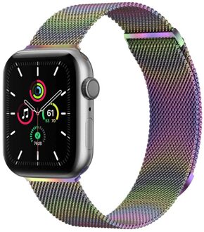 Imoshion Milanees magnetisch bandje voor de Apple Watch Series 1 - 9 / SE (38/40/41 mm) | Series 10 / 11 (42 mm) - Maat S - Colorful Meerkleurig - 41 mm