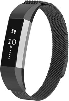 Imoshion Milanees magnetisch bandje voor de Fitbit Alta (HR) - Maat M - Zwart - Medium