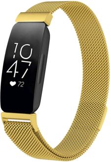 Imoshion Milanees magnetisch bandje voor de Fitbit Inspire - Maat S - Goud - Small