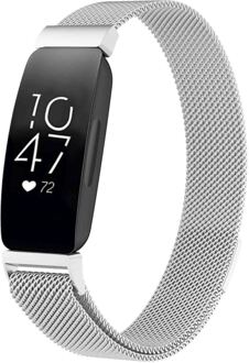 Imoshion Milanees magnetisch bandje voor de Fitbit Inspire - Maat S - Zilver - Small