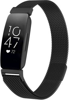 Imoshion Milanees magnetisch bandje voor de Fitbit Inspire - Maat S - Zwart - Small
