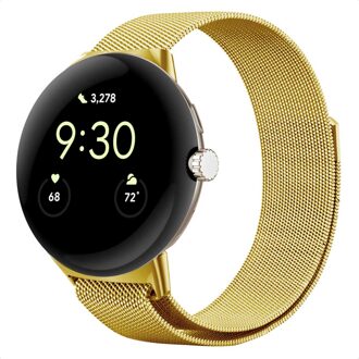 Imoshion Milanees magnetisch bandje voor de Google Pixel Watch / Watch 2 / Watch 3 / Watch 4 (41 mm) - Goud - 41 mm