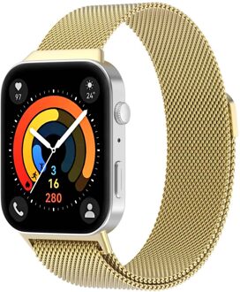 Imoshion Milanees magnetisch bandje voor de Huawei Watch Fit 3 - Goud - One size
