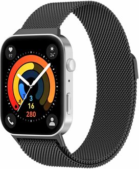 Imoshion Milanees magnetisch bandje voor de Huawei Watch Fit 3 - Zwart - One size