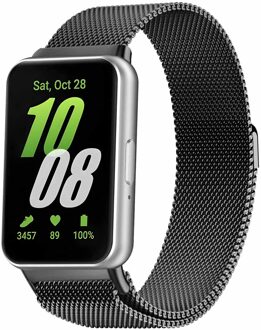 Imoshion Milanees magnetisch bandje voor de Samsung Galaxy Fit 3 - Zwart - One size