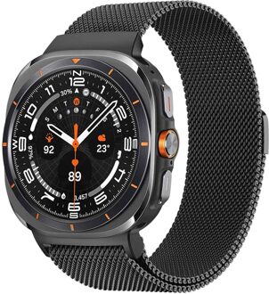Imoshion Milanees magnetisch bandje voor de Samsung Galaxy Watch Ultra (2024/2025) - Zwart - One size