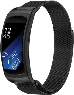 Imoshion Milanees magnetisch bandje voor de Samsung Gear Fit 2 / 2 Pro - Zwart - One size