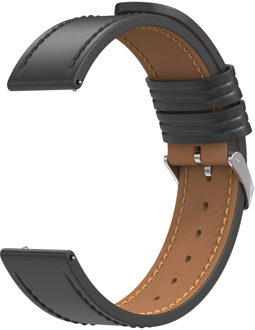 Imoshion Modern leren bandje - Universeel 22 mm aansluiting - Zwart - One size