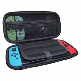 Imoshion Nintendo Switch case met ritsvak - Hoes voor de Nintendo Switch (OLED) met handvat - Zwart - One size