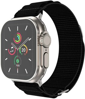 Imoshion Nylon Alpine bandje voor de Apple Watch | 38/40/41/42 mm - Zwart - 42 mm