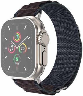 Imoshion Nylon Alpine bandje voor de Apple Watch | 44/45/46/49 mm - Indigo Paars - 49 mm