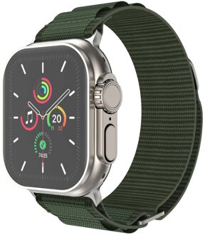Imoshion Nylon Alpine bandje voor de Apple Watch Series 1 t/m 11 / SE / Ultra (44/45/46/49 mm) - Groen - 49 mm