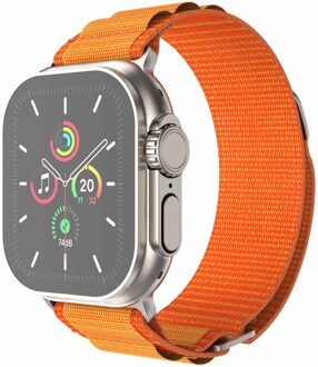 Imoshion Nylon Alpine bandje voor de Apple Watch Series 1 t/m 11 / SE / Ultra (44/45/46/49 mm) - Oranje - 49 mm
