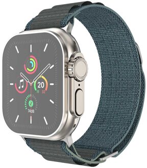 Imoshion Nylon Alpine bandje voor de Apple Watch Series 1 t/m 9 / SE (38/40/41 mm) | Series 10 / 11 (42 mm) - Blauw - 41 mm