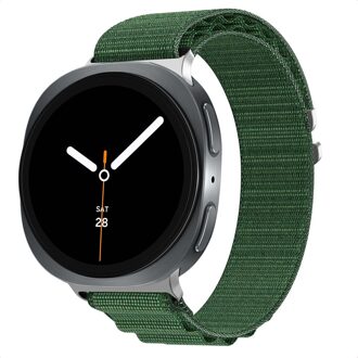 Imoshion Nylon Alpine bandje voor de Samsung Galaxy Watch 8 (40/44mm) / Classic (46mm) - Donkergroen - 44mm