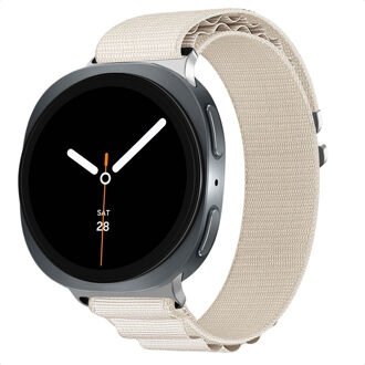 Imoshion Nylon Alpine bandje voor de Samsung Galaxy Watch 8 (40/44mm) / Classic (46mm) - Wit - 44mm