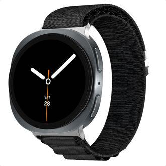 Imoshion Nylon Alpine bandje voor de Samsung Galaxy Watch 8 (40/44mm) / Classic (46mm) - Zwart - 44mm