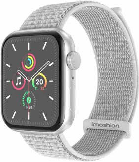 Imoshion Nylon bandje voor de Apple Watch | 38/40/41/42 mm - Seashell Grijs - 42 mm