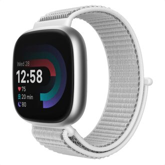 Imoshion Nylon bandje voor de Fitbit Versa 4/ 3 / Sense (2) - Grijs - One size