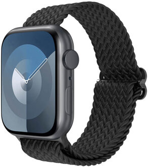 Imoshion Nylon geweven bandje voor de Apple Watch | 38/40/41/42 mm - Zwart - 42 mm