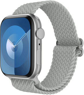 Imoshion Nylon geweven bandje voor de Apple Watch Series 1 t/m 11 / SE / Ultra (44/45/46/49 mm) - Grijs - 49 mm
