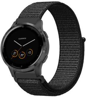Imoshion Nylon Smartwatch Bandje Voor De Garmin Vivoactive 4l - Zwart