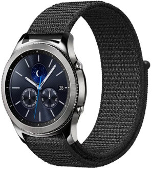 Imoshion Nylon Smartwatch Bandje Voor De Samsung Gear S3 Classic - Zwart