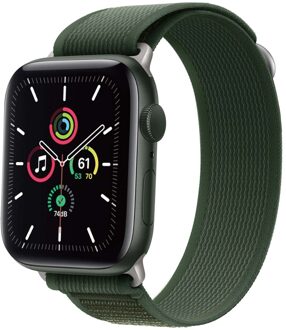 Imoshion Nylon Trail bandje voor de Apple Watch | 38/40/41/42 mm - Legergroen Donkergroen - 42 mm
