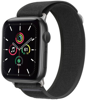Imoshion Nylon Trail bandje voor de Apple Watch Series 1 t/m 11 / SE / Ultra (44/45/46/49 mm) - Pure Black Zwart - 49 mm