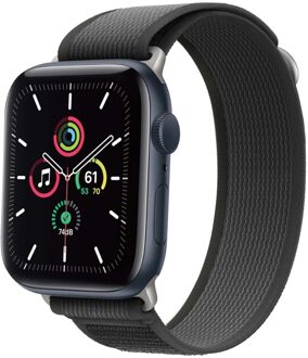 Imoshion Nylon Trail bandje voor de Apple Watch Series 1 t/m 9 / SE (38/40/41 mm) | Series 10 / 11 (42 mm) - Zwart - 41 mm