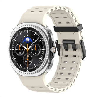 Imoshion Ocean Siliconenband voor de Samsung Galaxy Watch 8 (40/44mm) / Classic (46mm) - Sterrenlicht - 44mm