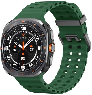 Imoshion Ocean Siliconenband voor de Samsung Galaxy Watch Ultra (2024/2025) - Donkergroen - One size