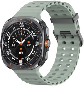 Imoshion Ocean Siliconenband voor de Samsung Galaxy Watch Ultra (2024/2025) - Grayish Green Groen - One size
