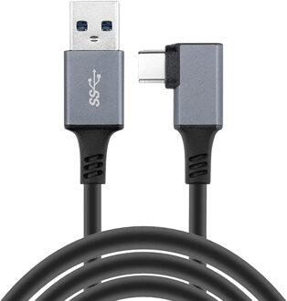 Imoshion Oculus Quest 1 & 2 en Meta Quest 3 Link kabel - 5 meter - Zwart - One size