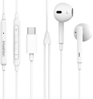 Imoshion Oordopjes - Bedrade oordopjes - USB-C aansluiting - Wit - One size