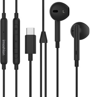 Imoshion Oordopjes - Bedrade oordopjes - USB-C aansluiting - Zwart - One size