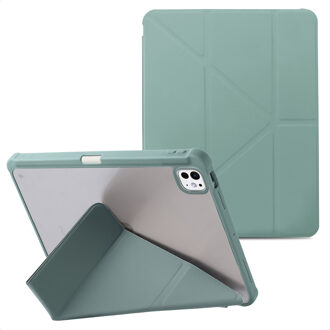 Imoshion Origami Bookcase voor de Apple iPad Pro 13 (2025) M5 / (2024) M4 - Donkergroen