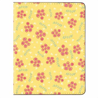 Imoshion Paspoorthoes - Kunstleren cover voor je paspoort - Sunny Yellow Petite Flowers Meerkleurig