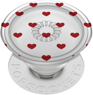 Imoshion PopSockets imoshion PopGrip - Red Hearts Transparant - One size